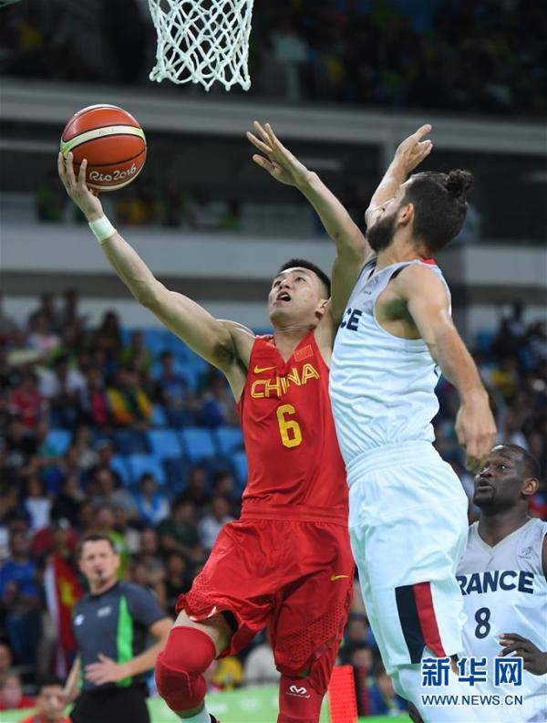 （里约奥运会）（3）篮球——男篮小组赛：中国不敌法国