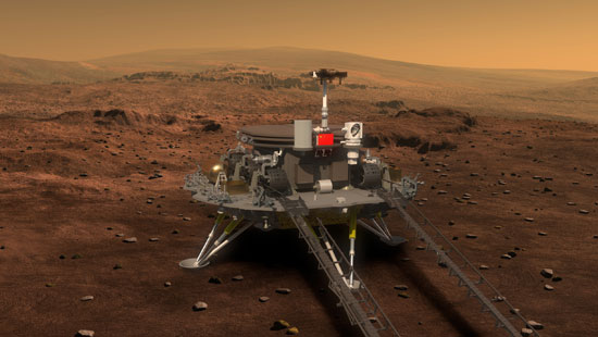 火星探测器外观公布 首次火星探测任务定于2020年