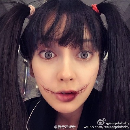 angelababy万圣节自拍P图app软件是什么？附美妆相机下载地址