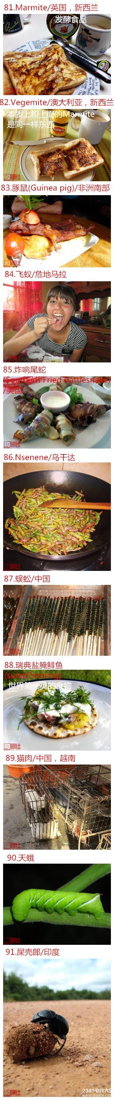 世界重口味美食排行榜 中国醉虾都能上榜？