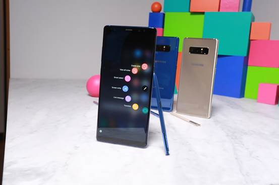 三星Galaxy Note 8发布：后置双摄像头 S Pen的华丽