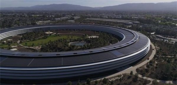 苹果新总部Apple Park里9000棵树变身超级公园