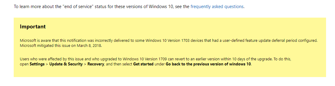 怎么回事？部分延期升级Windows 10用户收到更新通知?微软这么回复？