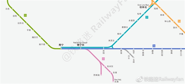 高清收藏!中国高铁线路全图最新版