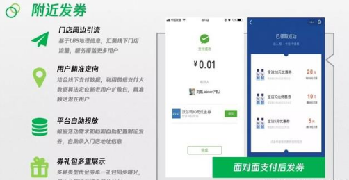 微信LBS附近发券有啥用？附微信发券位置介绍