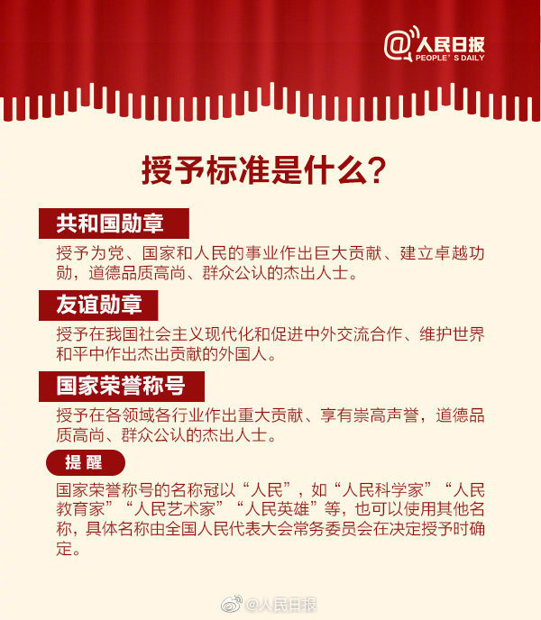 42个不能忘记的名字都是谁?这些国家勋章和国家荣誉称号你一定要了解!