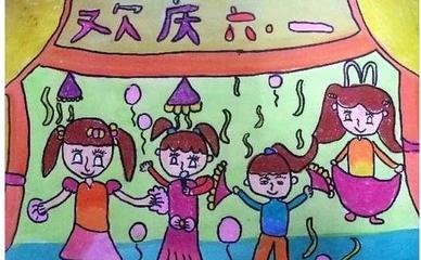 六一儿童节简笔画 六一主题简笔画大全 简单又好看六一画