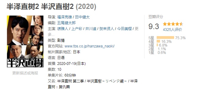 半泽直树2全集免费在线看地址 日剧半泽直树2手机免费在线看