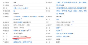 河南省有多少人口