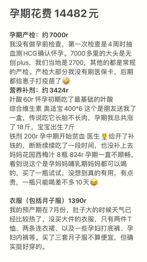 普通家庭怀孕到一岁的花费_揭秘！普通家庭怀孕到一岁的花费，你准备好了吗？