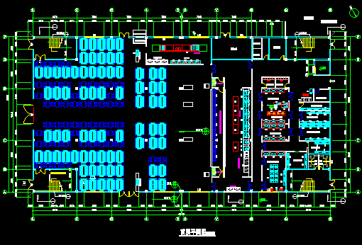 CAD建筑工厂厨房设计实例