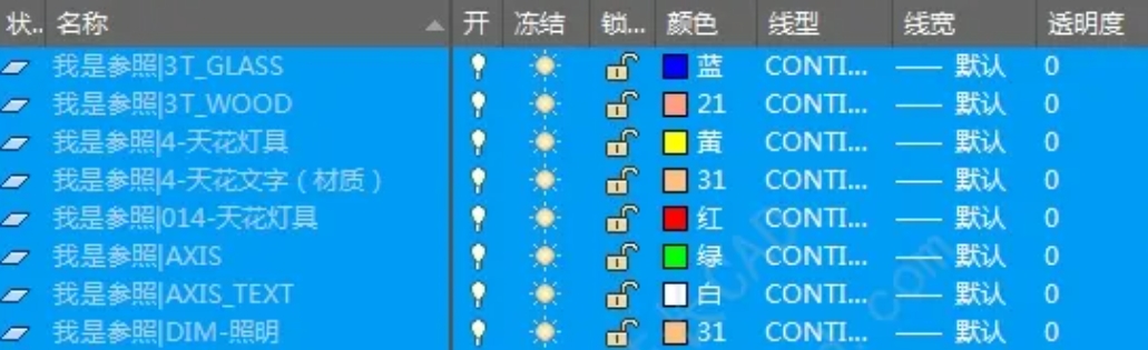 CAD如何统一修改外部参照的颜色？