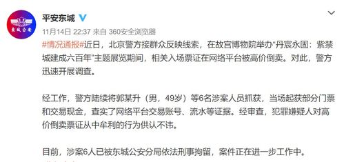 62人抢占倒卖门票被北京警方刑拘_已刑拘62人！北京警方严厉打击“黄牛”非法抢占、倒卖门票行为