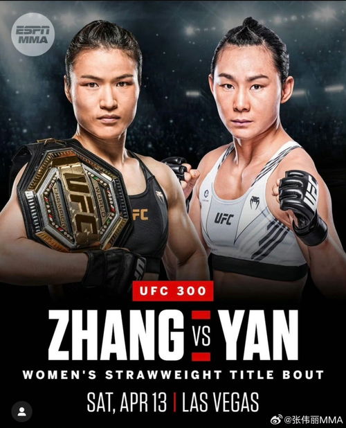 UFC中国德比_UFC冠军战迎来“中国德比”，张伟丽对决闫晓楠