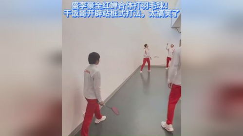 盛李豪全红婵合体打羽毛球_笑不活了，盛李豪在全网打了一天羽毛球，我却笑死在国乒评论区