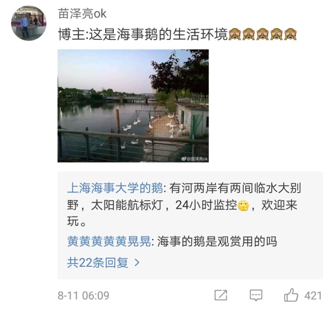 上海海事大学“录取”了一只鹅