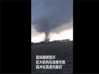 龙卷风过境黑龙江风柱横扫厂房 黑龙江尚志市遭受龙卷风袭击