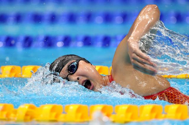 王简嘉禾获800米自由泳第五名 最终成绩8分21秒93