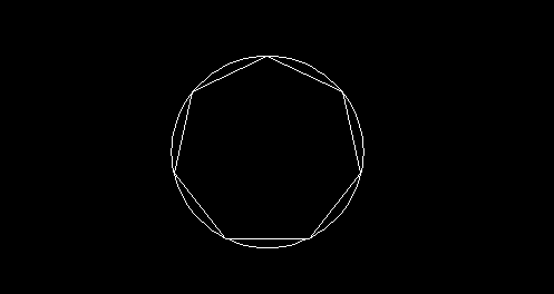 如何在CAD中绘制出圆内接正七边形的花(如何在CAD中绘制公章)