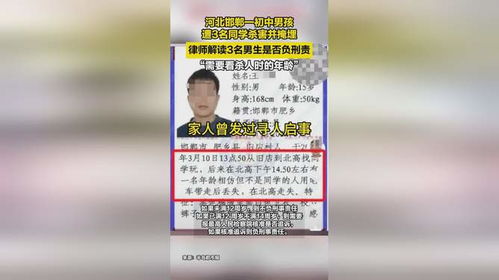 律师解读杀害同学3名男孩是否负刑责_律师解读杀害同学3男孩是否负刑责