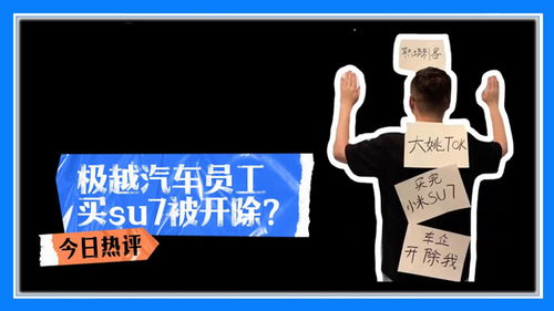 买小米SU7被极越辞退员工发声_某新势力员工因购买小米SU7被辞退？公司回应来了