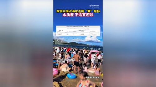 深圳回应大梅沙海水粪超标_广东知名景区“海水粪超标”疯传！官方回应