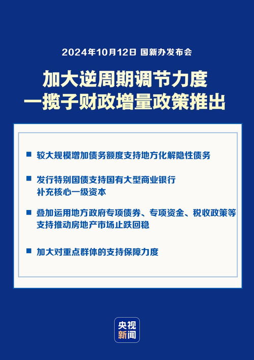 近期将推出一揽子财政增量政策_财政部重磅发布！一揽子财政增量政策将推出