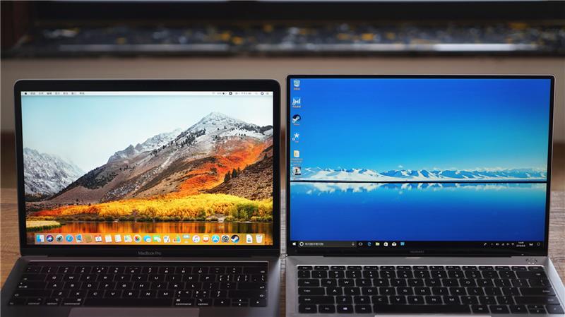 决战紫禁之巅：华为MateBook X Pro苹果2018 MBP对比评测