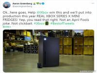Xbox营销经理：赢了推特投票Xbox迷你冰箱今年投产