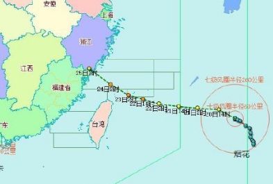 6号台风烟花实时路径最新消息(附查询入口)