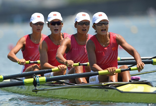 中国队获女子赛艇四人单桨第5名 澳大利亚组合夺得金牌