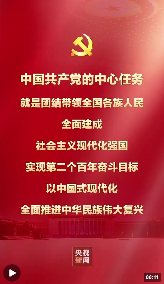 二十大报告主题有哪些 二十大报告速览