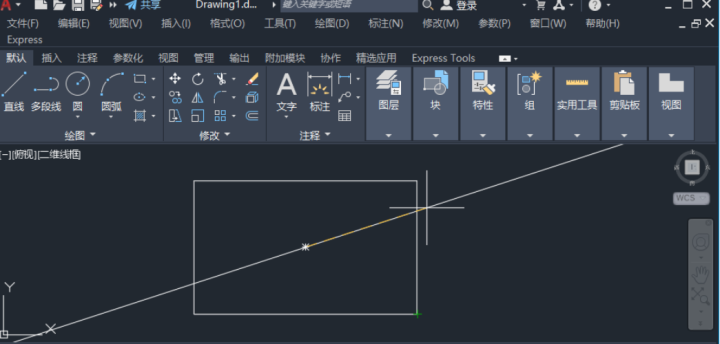 如何用CAD在矩形中画线条(cad激活)