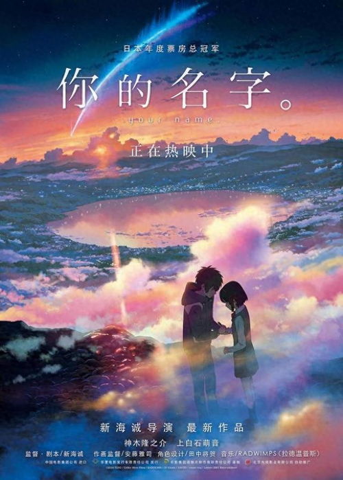 你的名字重映票房破亿_据猫眼专业版数据，电影《你的名字》重映票房破亿