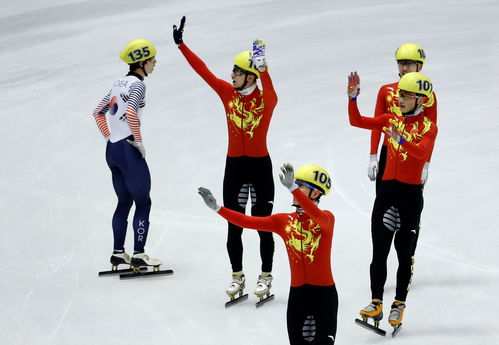 中国短道队5000米接力夺冠_祝贺！短道速滑男子5000米接力中国队夺冠