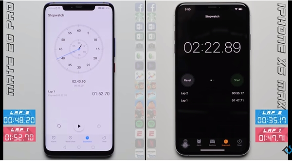 iPhone XS Max对比华为Mate 20 Pro：实机运行APP速度谁更快？