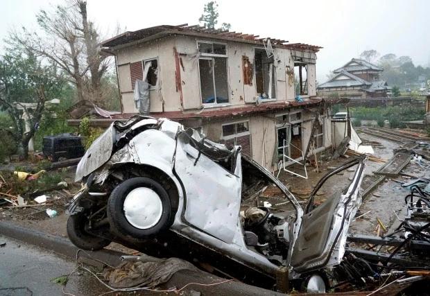 “海贝思”登陆日本，暴风雨60年一遇，700万人逃离家园