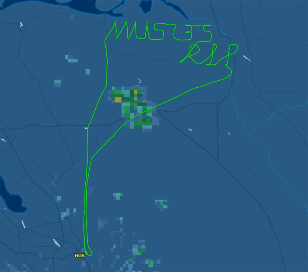 “MU5735 RIP”轨迹飞行员系中国人_飞行轨迹图片