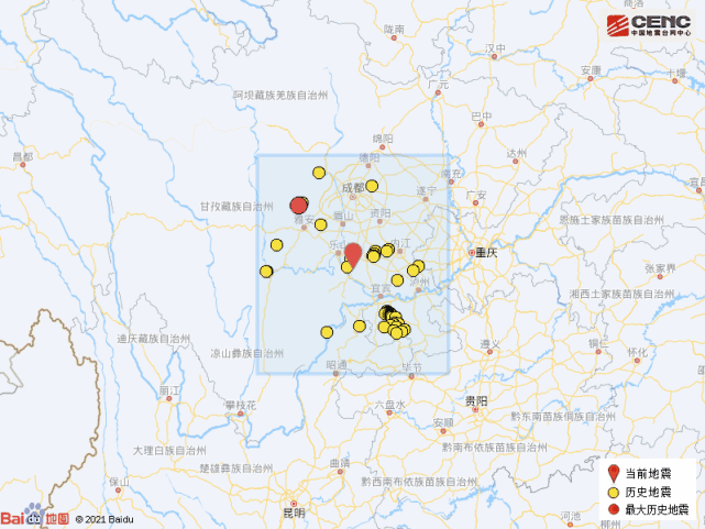 四川乐山犍为县3.2级 乐山市犍为县发生3.2级震源深度12千米