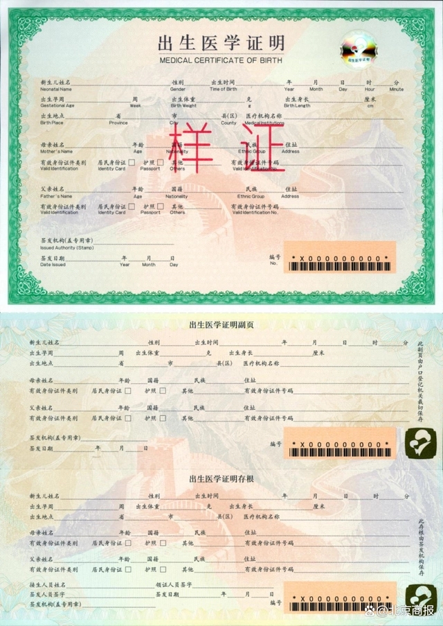 国家卫健委：新版出生医学证明4月1日启用 快来看有哪些改变