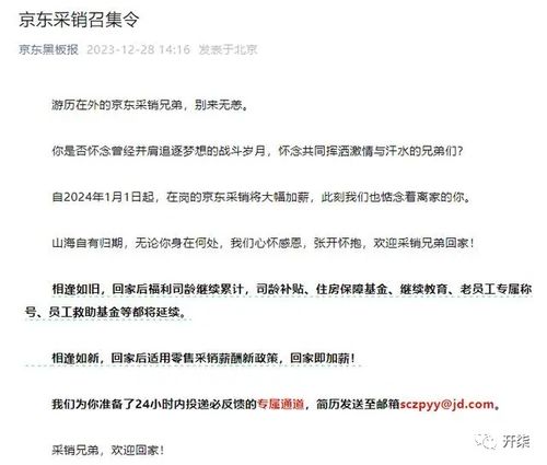 刘强东给所有京东采销涨工资_刘强东给所有京东采销涨工资，用心培养员工的幸福感！