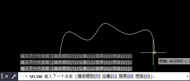 CAD怎么画不规则曲线