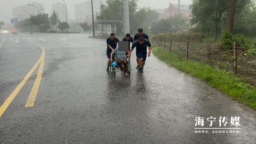 轮椅老人暴雨中被困陌生女子奋力推行_坐轮椅老人被困暴雨中 接下来的事让人暖心……