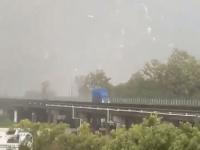 广东潮州湘桥出现龙卷风_广东潮州出现龙卷风 树木倒伏被扭断