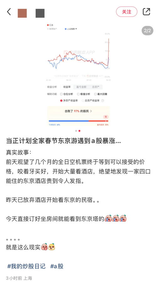 A股大涨股民自费机票升舱_A股大涨后，第一批受益人出现！自费机票升舱，豪住景观酒店……